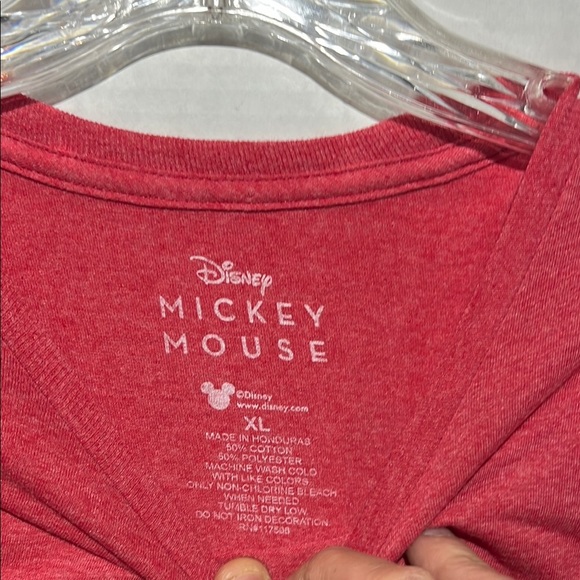 Disney Red Mickey Mouse Character Tee - Picture 2 of 7